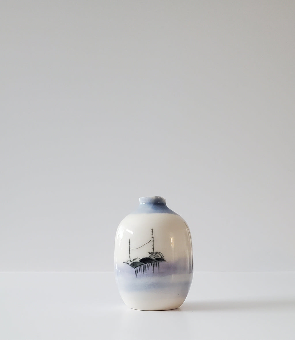 Quiet Little Worlds Porcelain Vase 8