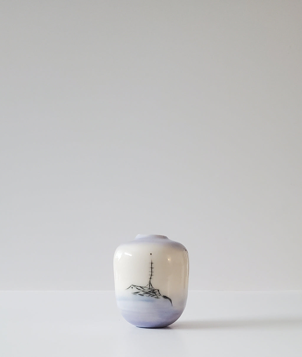 Quiet Little Worlds Porcelain Vase 7
