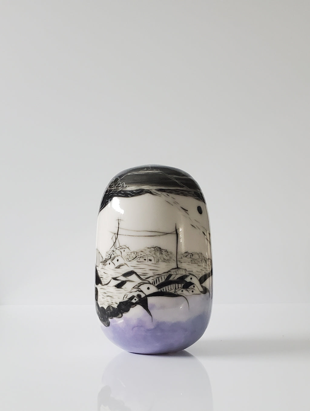 Quiet Wanderings Porcelain Vase 3