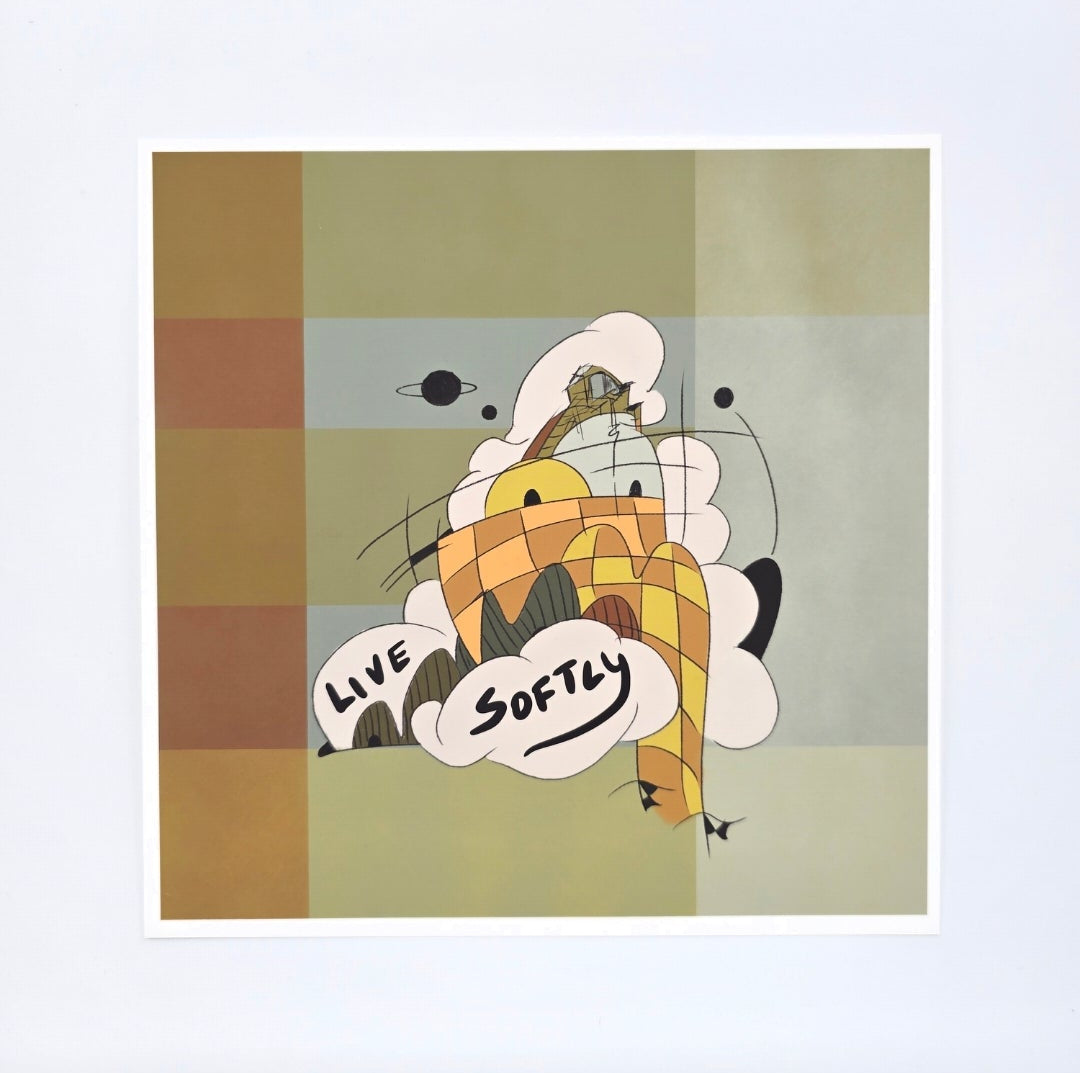 Live Softly Poster (8 in. x 8 in.)